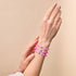 Pink | .925 Sterling Silver | Mermaid Glass Bead Bracelet